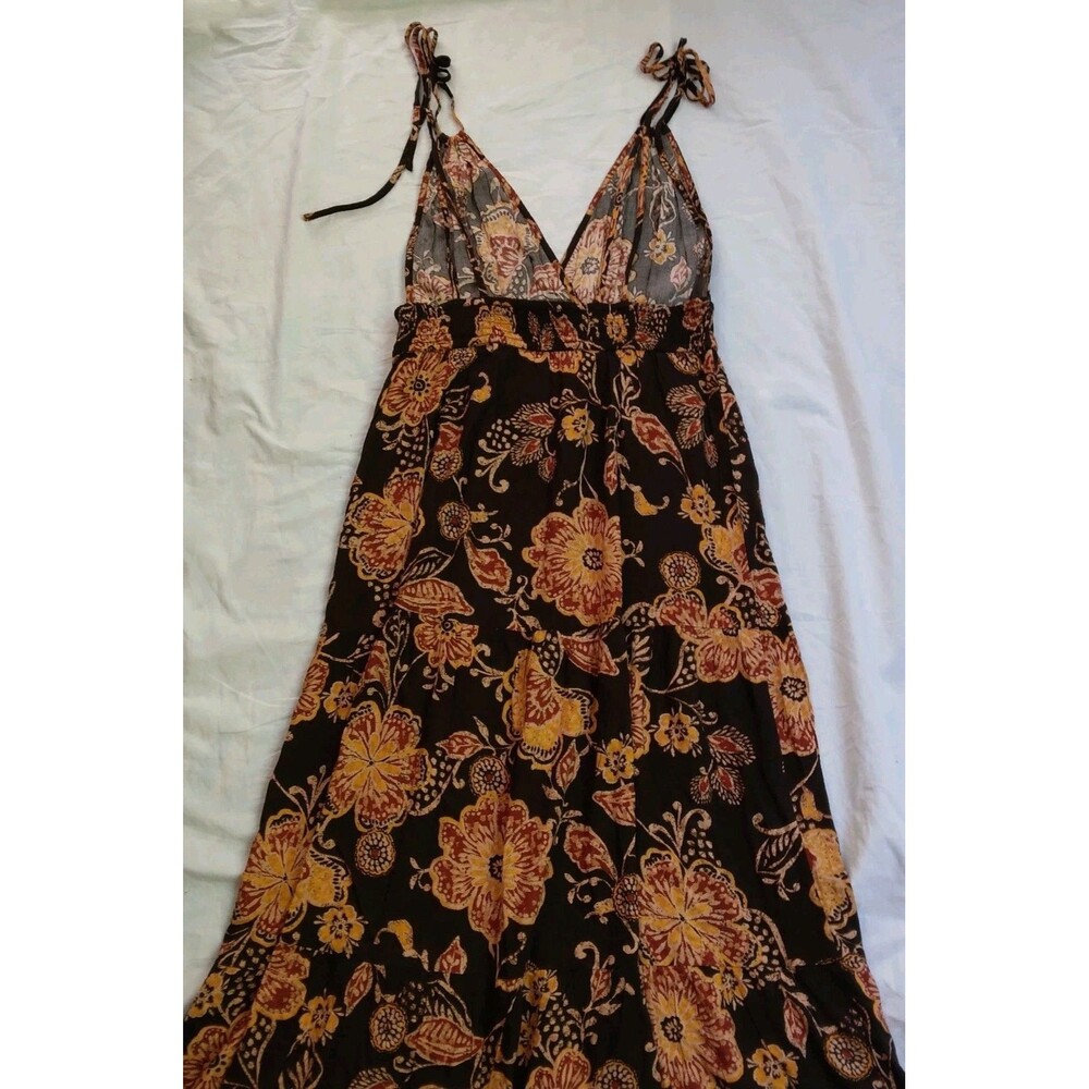 Patrons of Peace Thalia Floral Maxi Dress Boho Festival Cottage Core Festival M - Picture 12 of 14